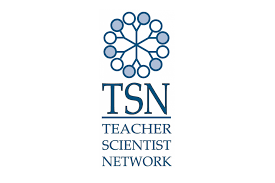 Logo of the Teacher Scientist Network featuring a circular geometric design above the initials "TSN" and the text "Teacher Scientist Network.